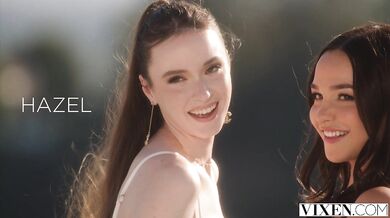 Rissa May a Hazel Moore ve trojce s pořádným ptákem