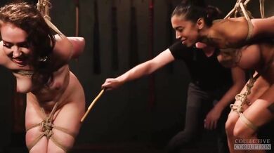 Ravyn Alexa a TheHazelPaige v BDSM fantazii