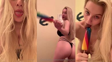 Cas Summer si vyplňuje svou nadrženou kundu lízátkem