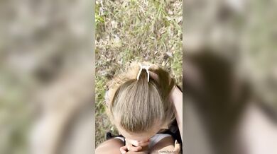 Přítelkyně Isabelxm si užívá orál venku