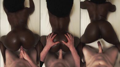 Ebony Butts si nechá zezadu tvrdě prošukat zadek