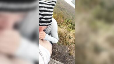 Juliette_mme vykouří svého přítele na vrcholu hory