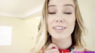 Moje nevlastní sestra Haley Reed nečekala creampie