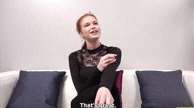 Casting 18leté české dívky Sophií Traxler s nejlepšími prsy