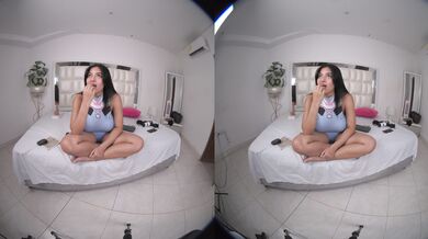 Alhana Pulido v sólovém VR porno videu