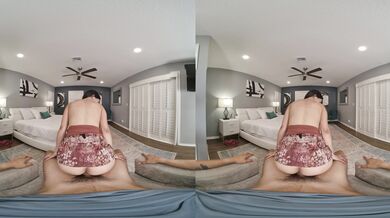 Žhavé prsaté ježdění ve VR