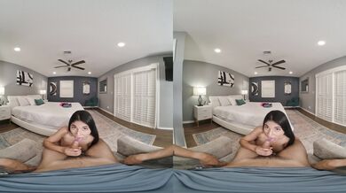 Žhavé prsaté ježdění ve VR