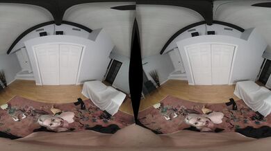 Žhavé blond VR šukání