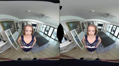 Macecha jezdí na ptáku ve VR