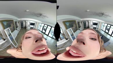 Macecha jezdí na ptáku ve VR