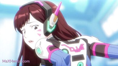 Kouzelný anální kolík uvízl v zadku D-VA (kreslený anime Futunari)