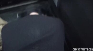 POV šukání prsaté a prdelaté MILFky v dodávce