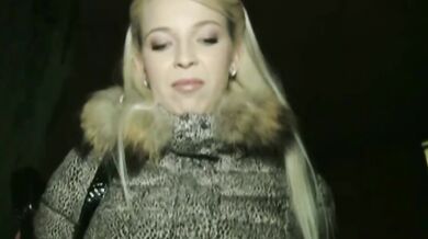 Sex s prsatou blondýnkou z ulice