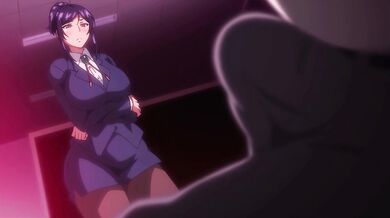 Prsaté kancelářské dámy jezdí na péru v divoké hentai orgii