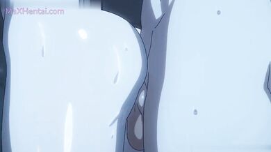 Lízání mokré kundičky a hlasité, třesoucí se orgasmy ve třídě (anime hentai)