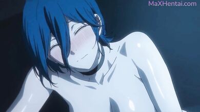 Lízání mokré kundičky a hlasité, třesoucí se orgasmy ve třídě (anime hentai)