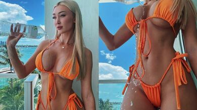 POV šukání sexy prsaté bárbíny Frances Bentley