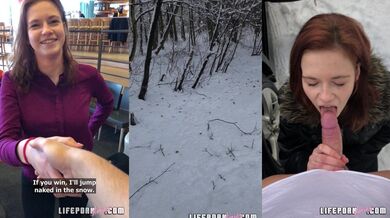 Venkovní sex s českou zrzečkou Sophia Traxler